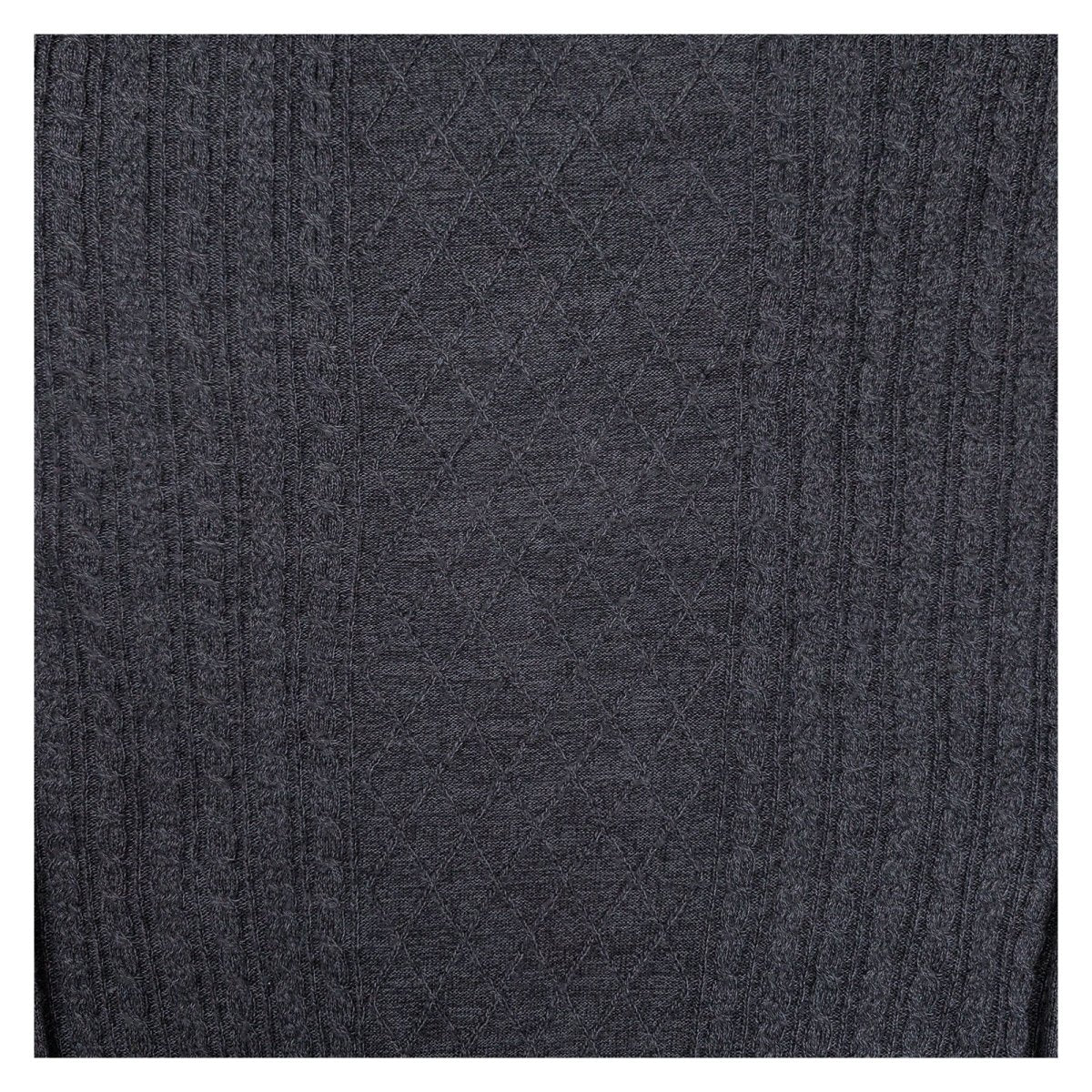 Dockers Men's Jumper XXL Dark Gray Cable Knit 100% Acrylic – product photo 3 | RewearableUK