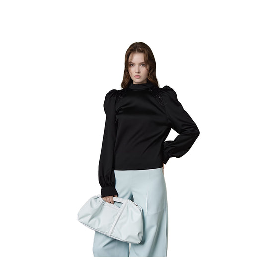 Dorothy Perkins Lace Shoulder Blouse Black | Women's UK 14 NWT by Dorothy Perkins – blouse | RewearableUK