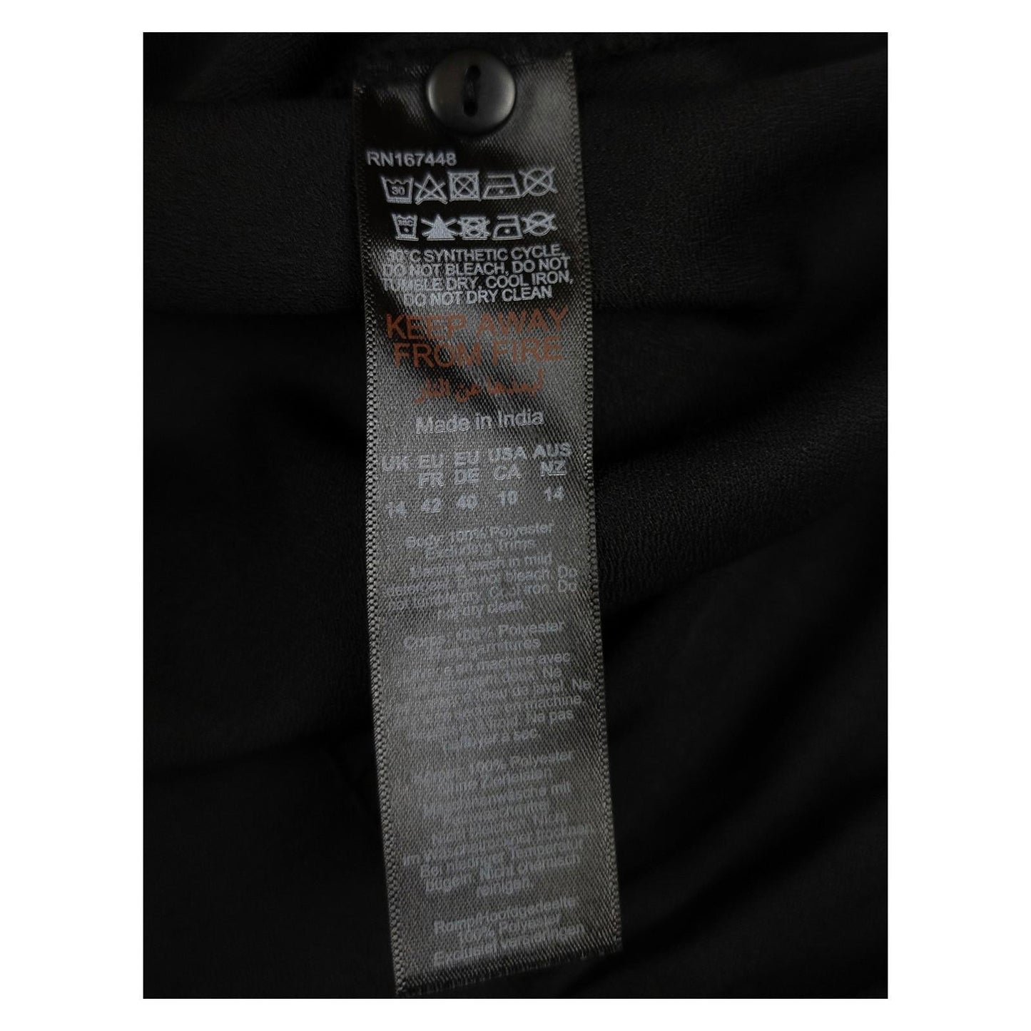 Dorothy Perkins Lace Shoulder Blouse Top UK 14 Black Long Sleeve NWT by Dorothy Perkins – | RewearableUK