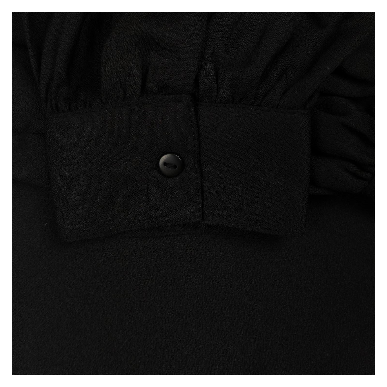 Dorothy Perkins Lace Shoulder Blouse Top UK 14 Black Long Sleeve NWT by Dorothy Perkins – | RewearableUK