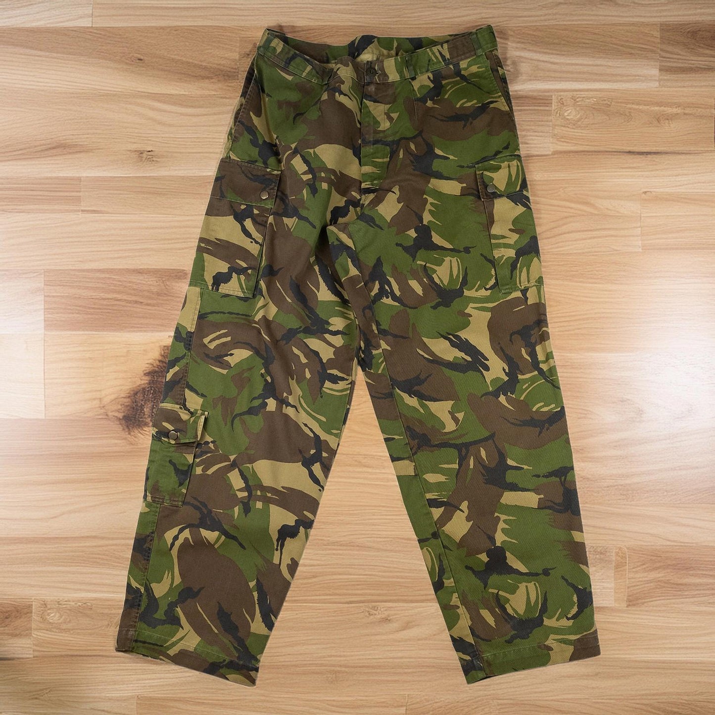 Dutch Army DPM Camo Combat Trousers Vintage Cargo Pants W40 L32 Military Surplus by NO BRAND – | RewearableUK