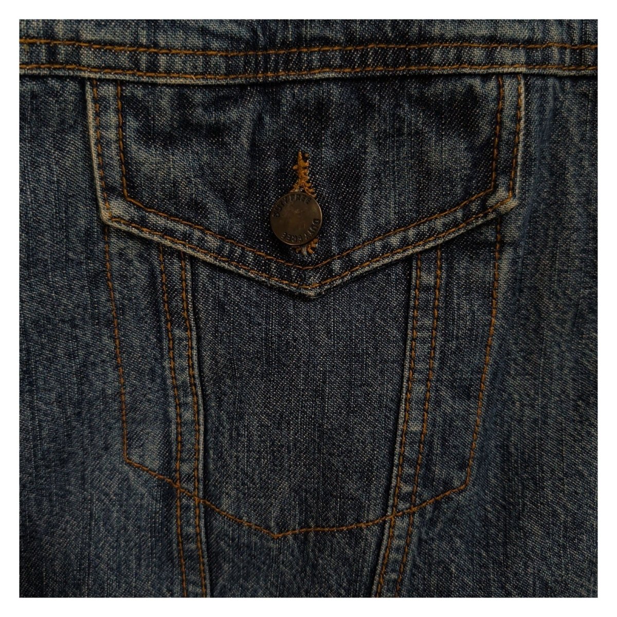 Duty Free Denim Sherpa Trucker Jacket 52 54 Blue Cream Lined – product photo 2 | RewearableUK