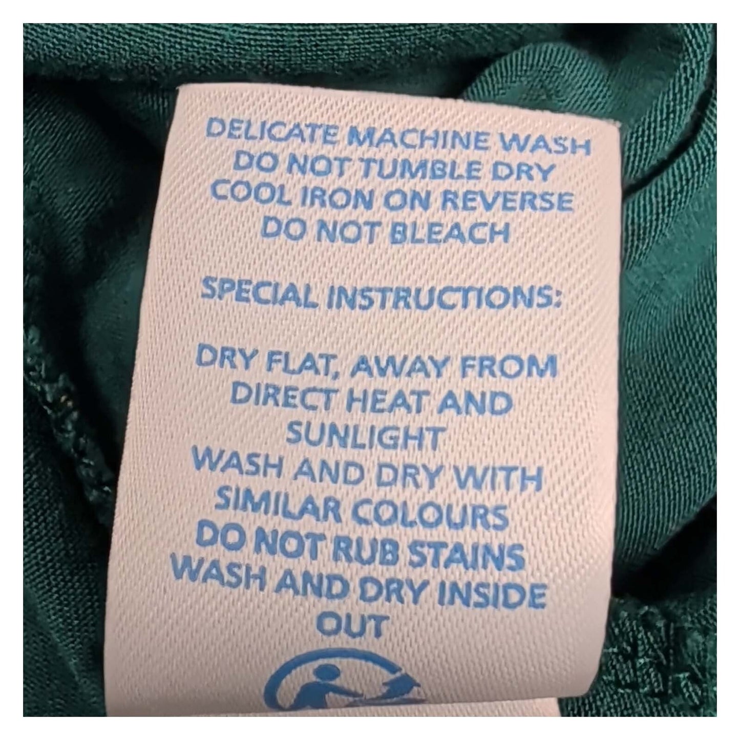 Boden Nadine Jersey Top UK 12 Teal Confetti Spot