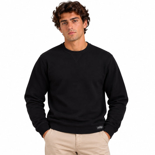 Eddie Bauer Men's Black Waffle Long Sleeve T-Shirt S – T-Shirt product photo 1 | RewearableUK
