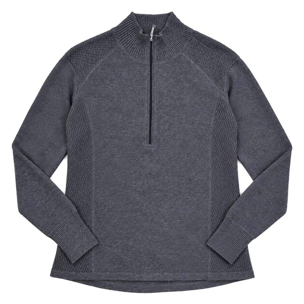 Eddie Bauer Men's Jumper XL Dark Gray Half Zip Knit – product photo 1 | RewearableUK