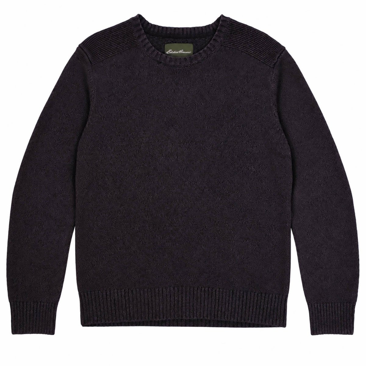 Eddie Bauer Men's Jumper XXL Black Crew Neck Ribbed Cotton – product photo 1 | RewearableUK