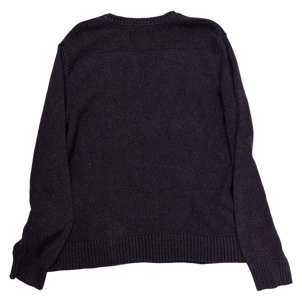 Eddie Bauer Men's Jumper XXL Black Crew Neck Ribbed Cotton – product photo 4 | RewearableUK