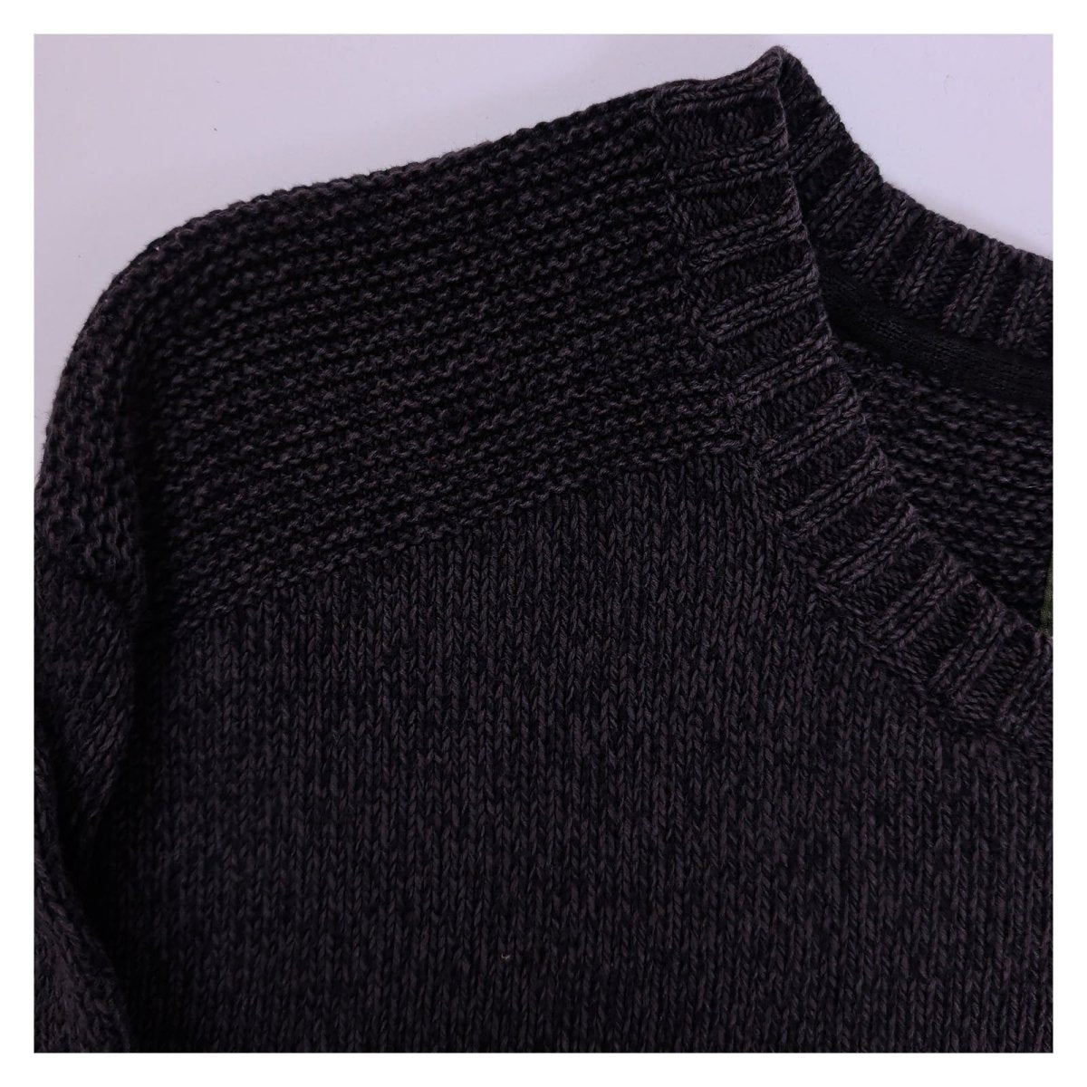 Eddie Bauer Men's Jumper XXL Black Crew Neck Ribbed Cotton – product photo 7 | RewearableUK