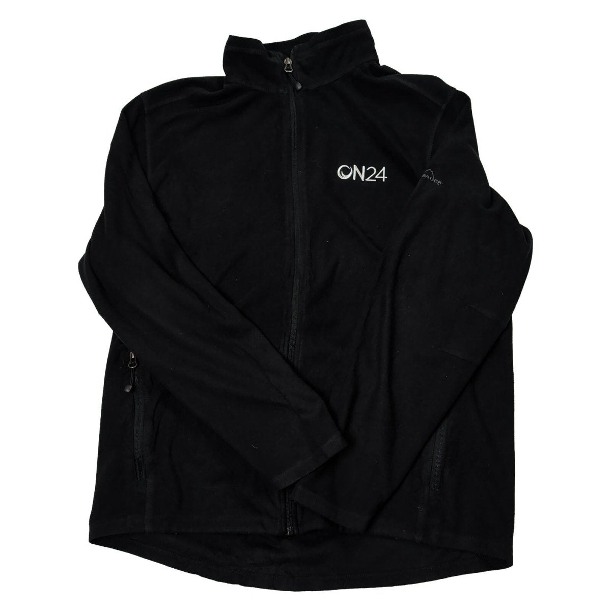 Eddie Bauer ON24 Full Zip Fleece Jacket XL Black Three Pocket – product photo 1 | RewearableUK