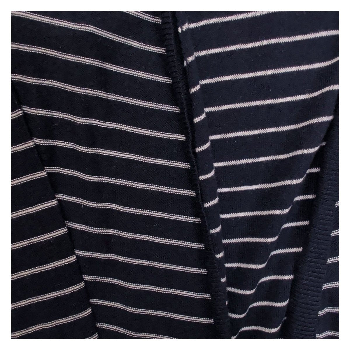 Eddie Bauer Women's Jumper M Navy Striped Cotton Blend – product photo 5 | RewearableUK