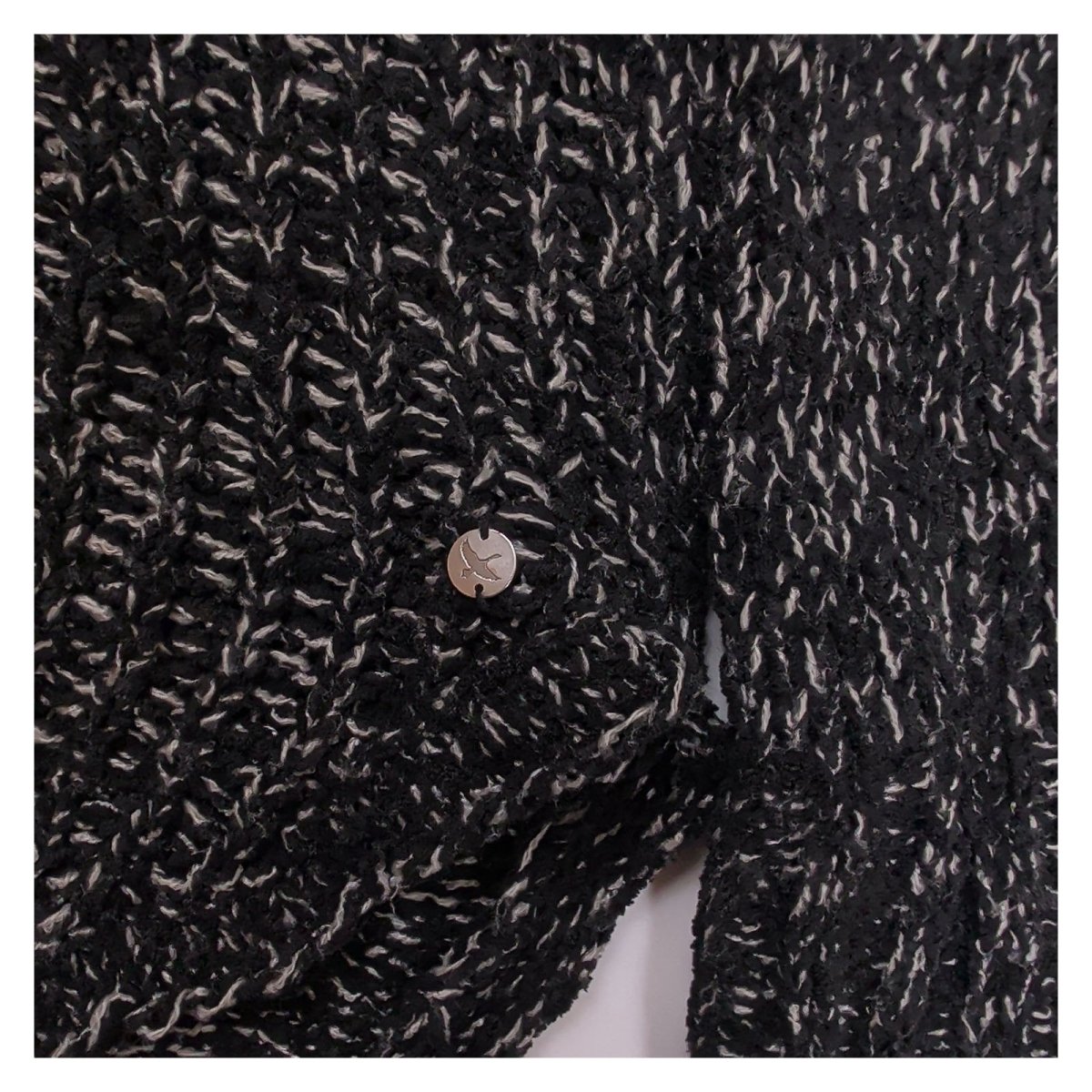Eddie Bauer Women's Jumper Medium Black White Marled Polyester Acrylic – product photo 8 | RewearableUK