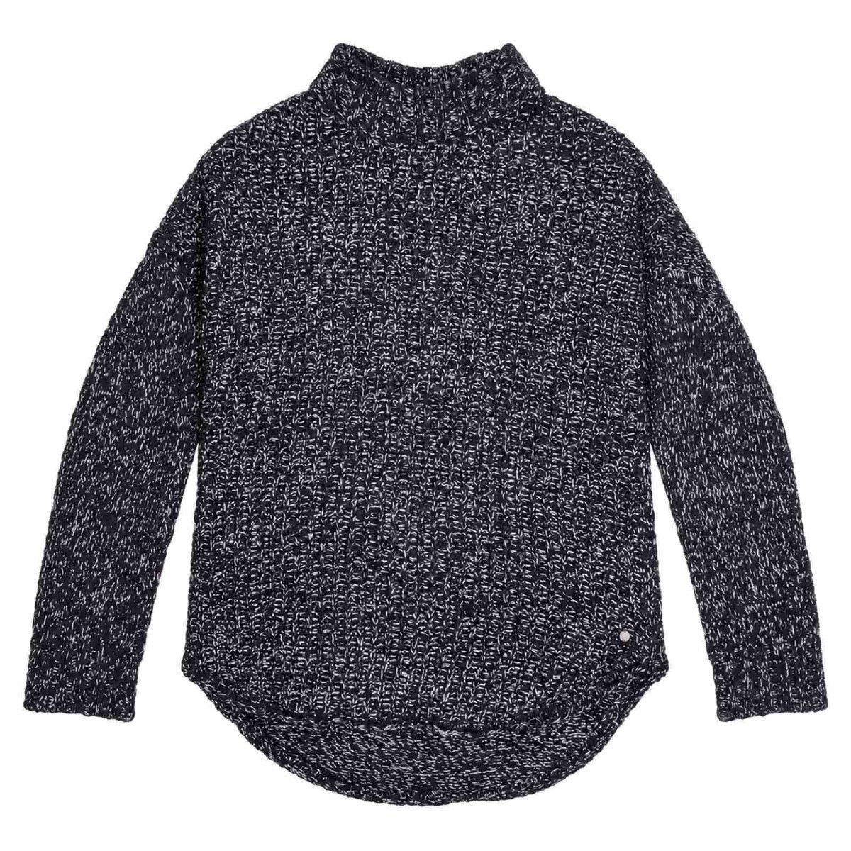Eddie Bauer Women's Jumper Medium Black White Marled Polyester Acrylic – product photo 1 | RewearableUK