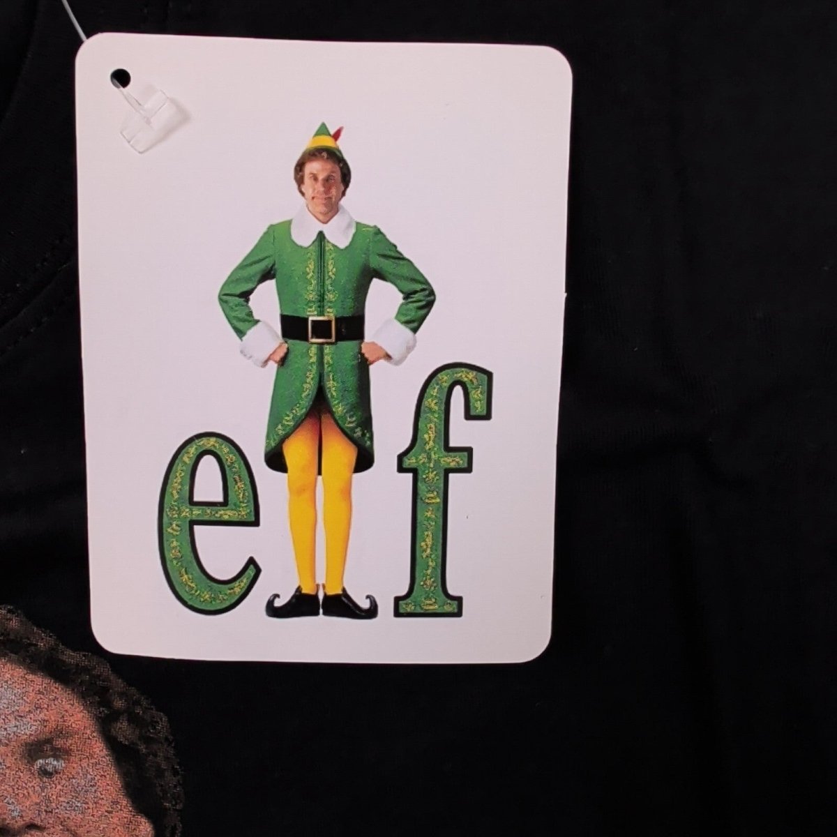 Elf Santa's Coming Men's T-Shirt M Black Cotton Graphic Print – product photo 8 | RewearableUK
