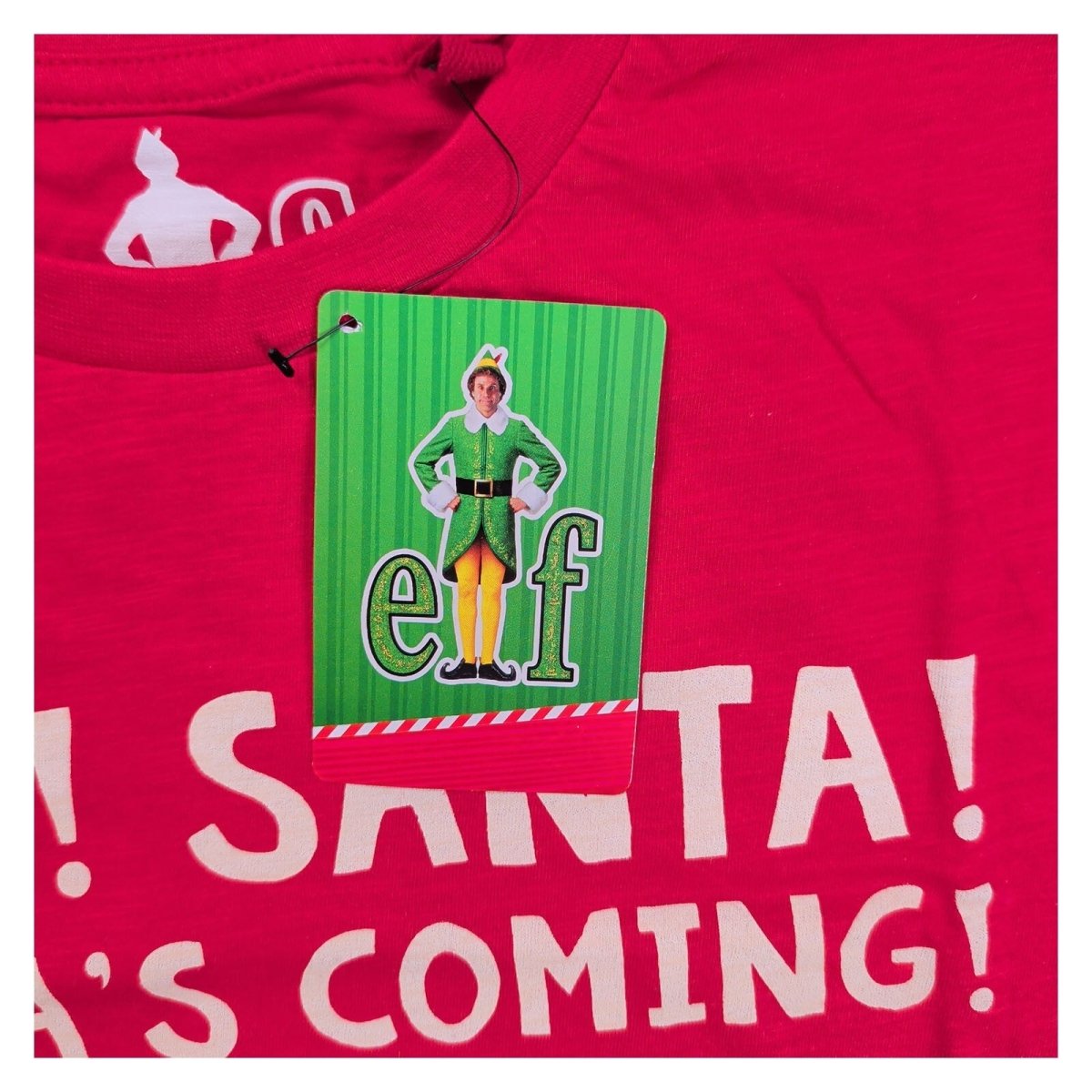 Elf Unisex Adults T-Shirt M Red Santa Graphic – product photo 5 | RewearableUK