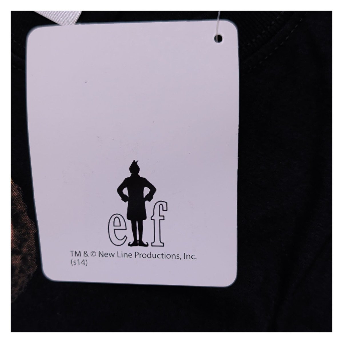 Elf Unisex Adults T-Shirt Small Black Santa's Coming Graphic 100% Cotton – product photo 5 | RewearableUK