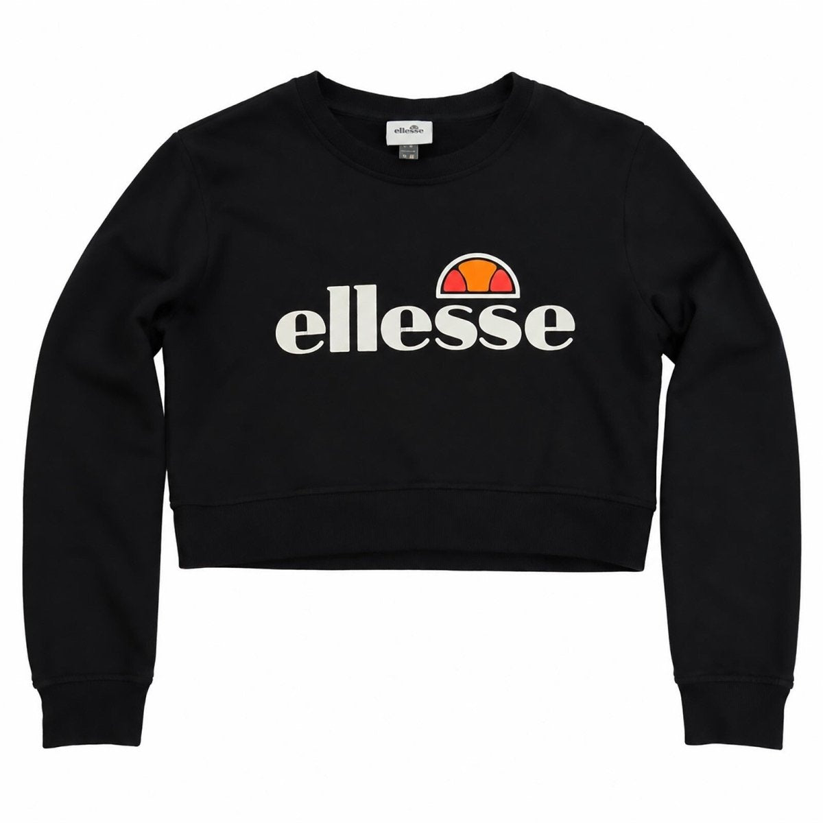 ellesse Women's Sweatshirt UK M Black Logo Cotton Polyester – product photo 1 | RewearableUK