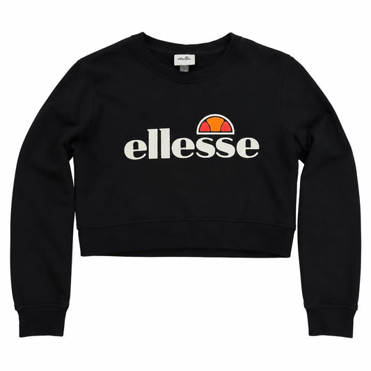 ellesse Women's Sweatshirt UK M Black Logo Cotton Polyester – product photo 1 | RewearableUK
