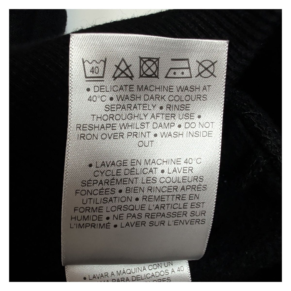 ellesse Women's Sweatshirt UK M Black Logo Cotton Polyester – product photo 7 | RewearableUK