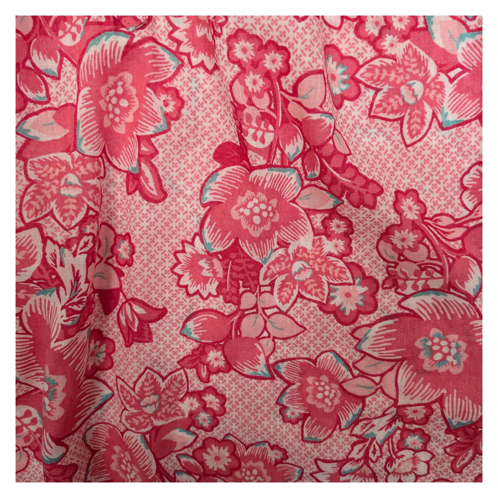 er Una Linen Blend Top Size UK 14 Pink Floral Embroidered 3/4 Sleeve Blouse by Per Una – | RewearableUK