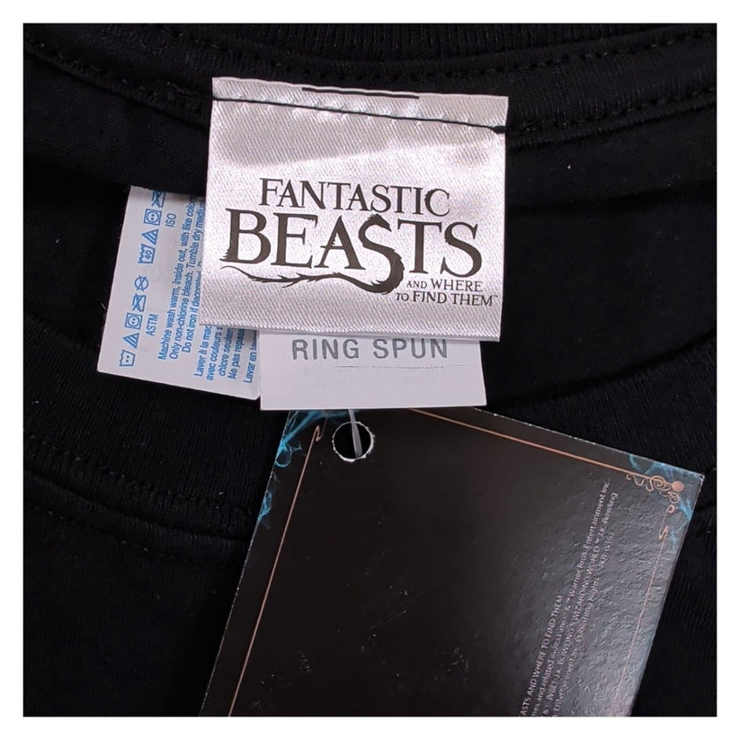 Fantastic Beasts MACUSA Wanted Unisex Black Graphic T-Shirt L New with Tags – product photo 8 | RewearableUK