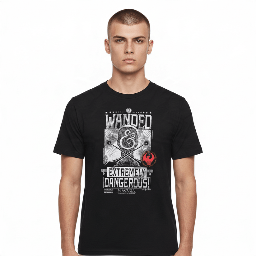 Fantastic Beasts MACUSA Wanted Unisex Black Graphic T-Shirt L New with Tags – product photo 1 | RewearableUK
