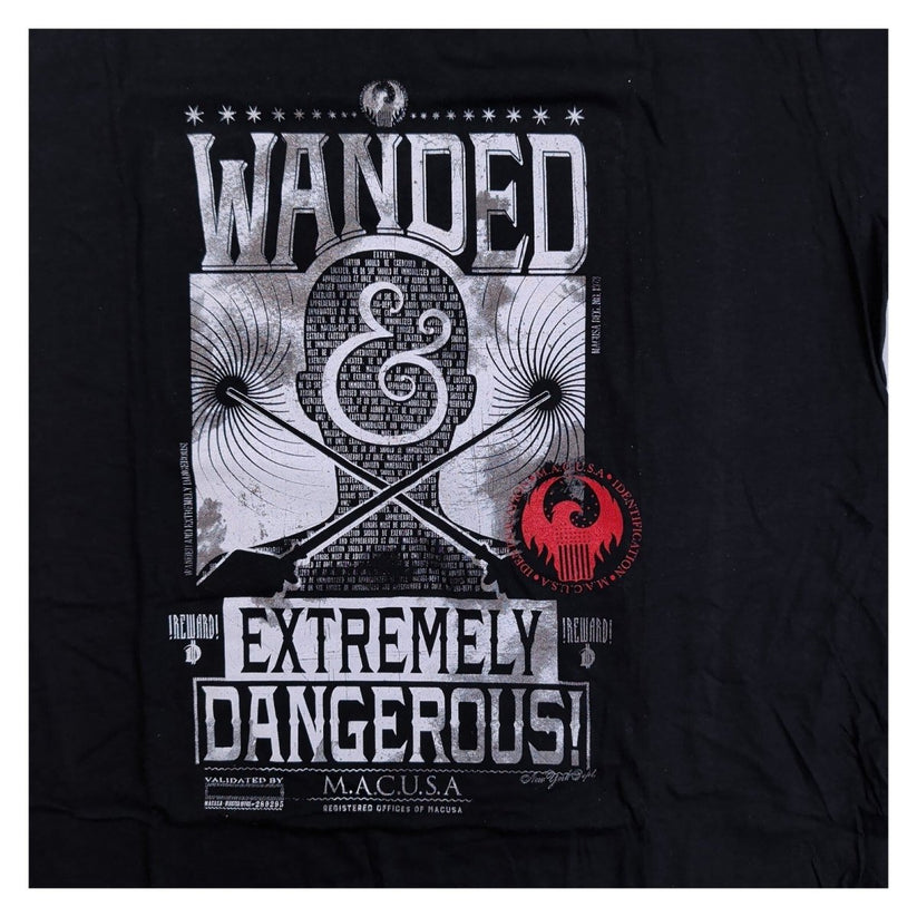 Fantastic Beasts MACUSA Wanted Unisex Black Graphic T-Shirt L New with Tags – product photo 5 | RewearableUK