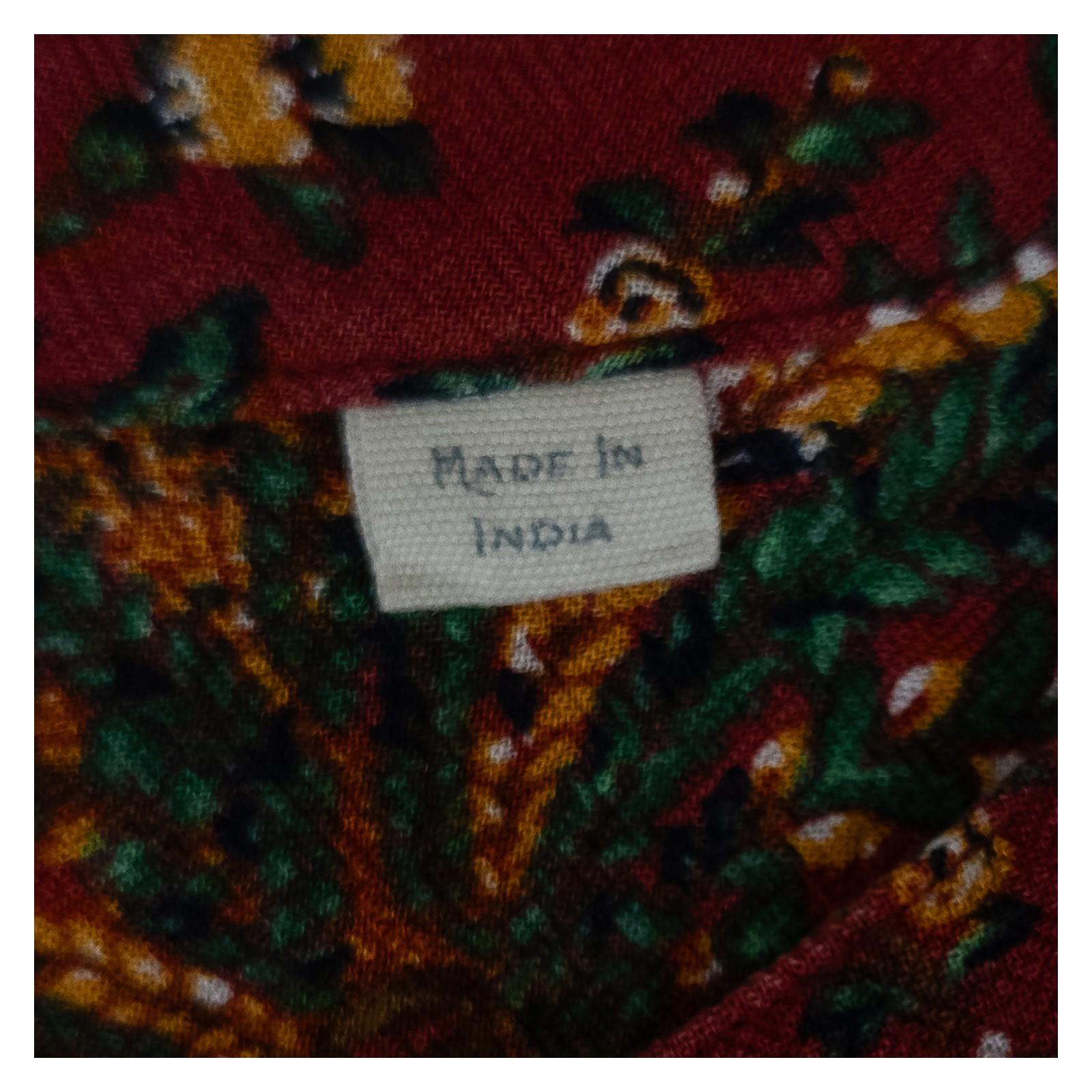 FatFace Top UK 12 Red Floral Print 100% Viscose Sleeveless Tunic Blouse by Fat Face – | RewearableUK