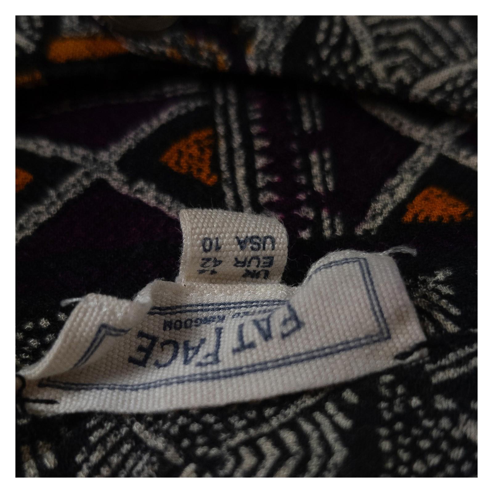 FatFace Tunic Top UK 10 Purple Orange Aztec Tribal Print Sleeveless Pockets by Fat Face – | RewearableUK