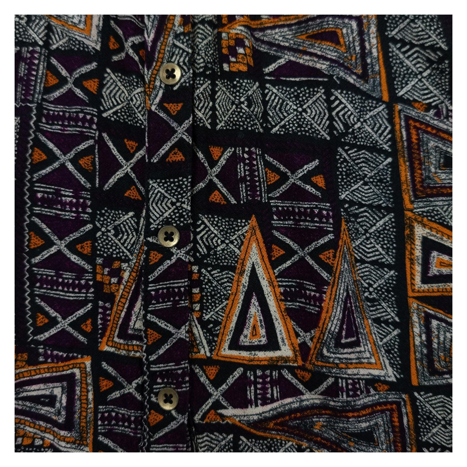 FatFace Tunic Top UK 10 Purple Orange Aztec Tribal Print Sleeveless Pockets by Fat Face – | RewearableUK