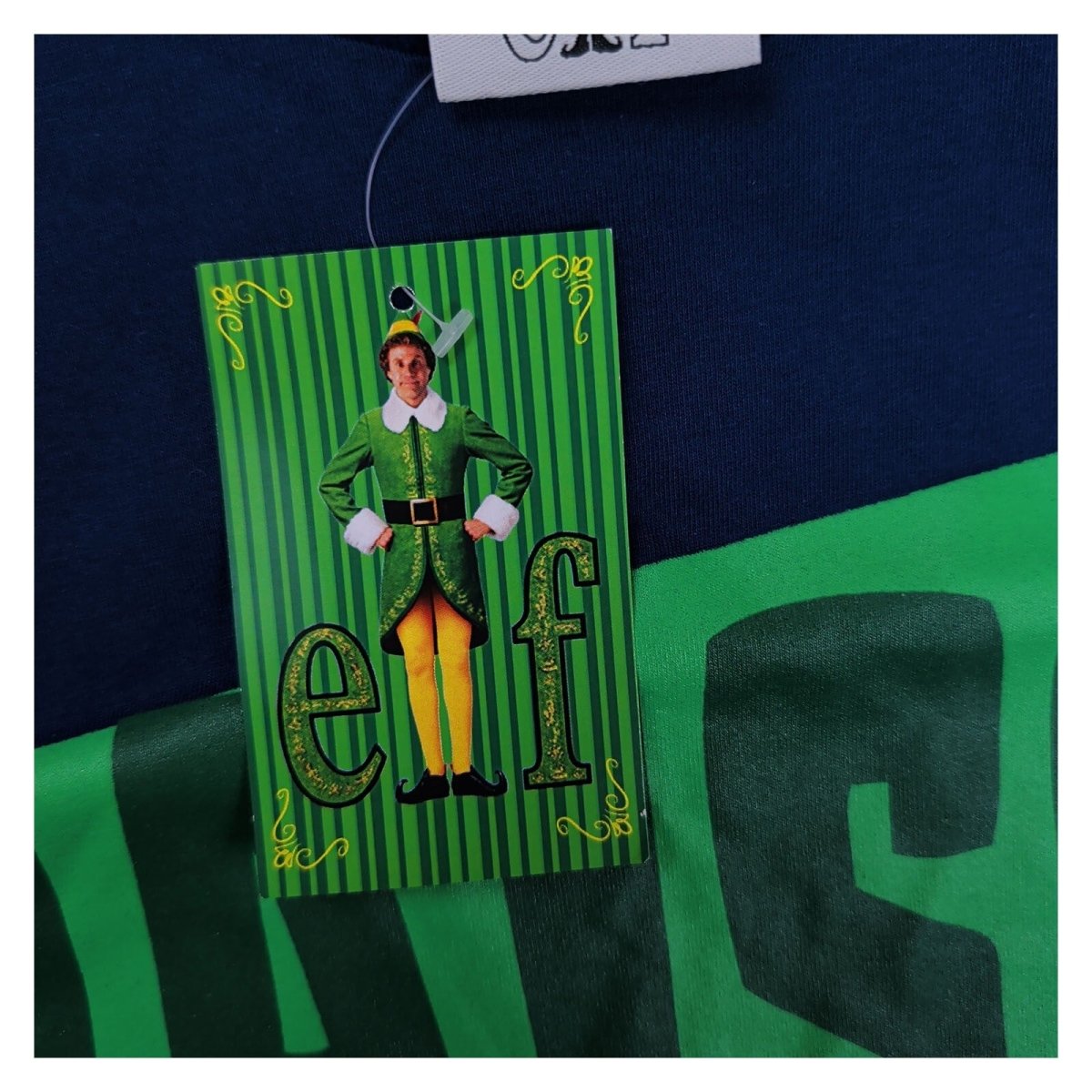 F&F Men's T-Shirt L Navy Raised By Elves ELF Graphic 100% Cotton – product photo 4 | RewearableUK