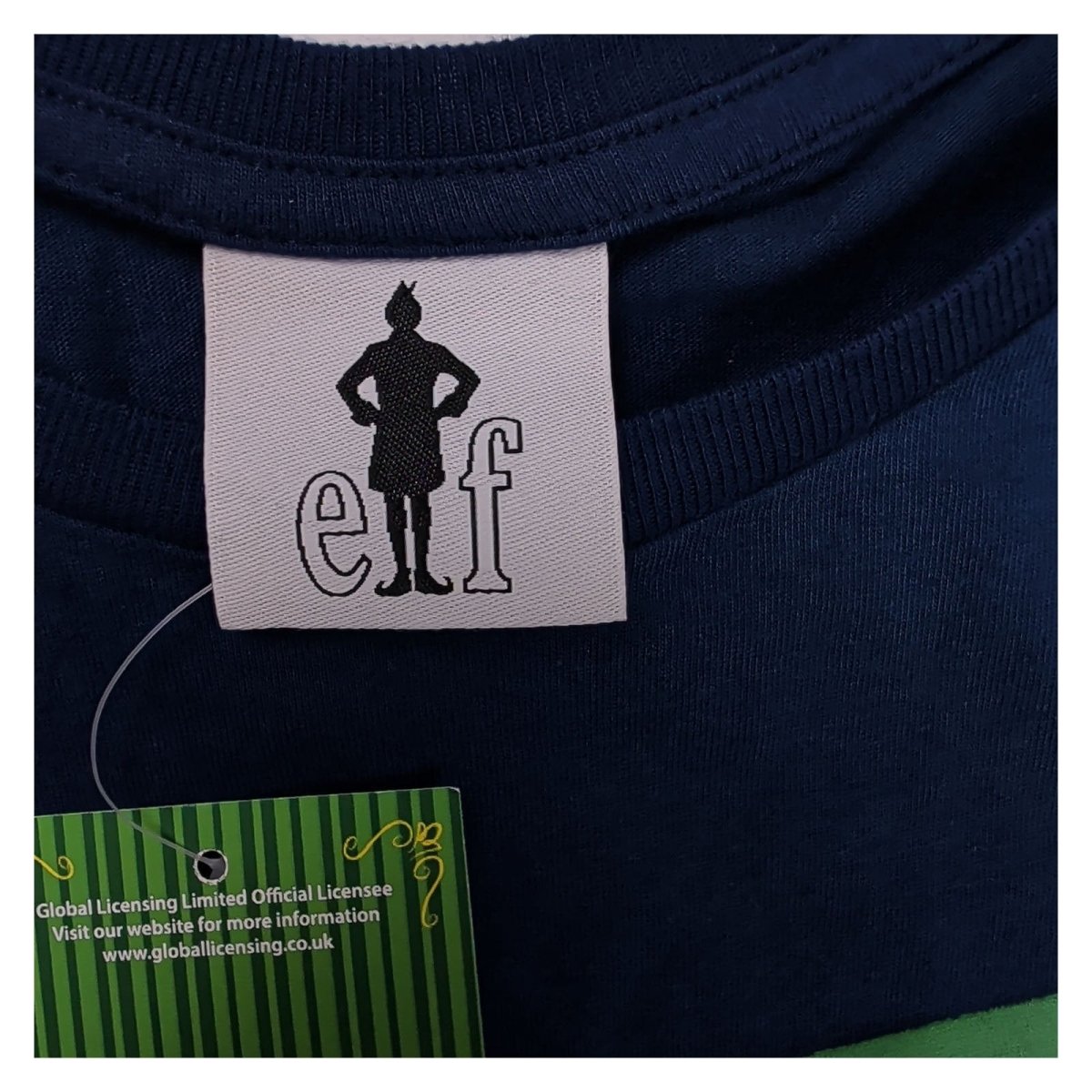 F&F Men's T-Shirt L Navy Raised By Elves ELF Graphic 100% Cotton – product photo 9 | RewearableUK