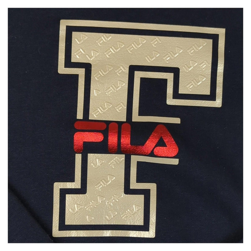 Fila Fila Men’s Navy Crew Neck Sweater Size S Retro Style Classic Sweater & Hoodie RewearableUK