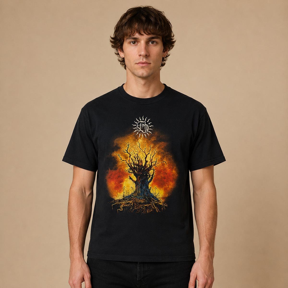 Fish Moveable Feast Tour 2013/14 T-Shirt XL Black Gildan – product photo 1 | RewearableUK