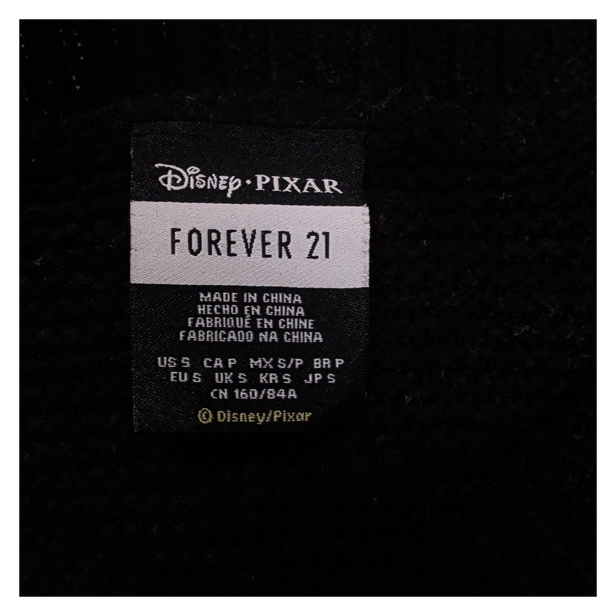 Forever 21 Women's Jumper Small Black Toy Story Embroidered Graphic Knit – product photo 7 | RewearableUK