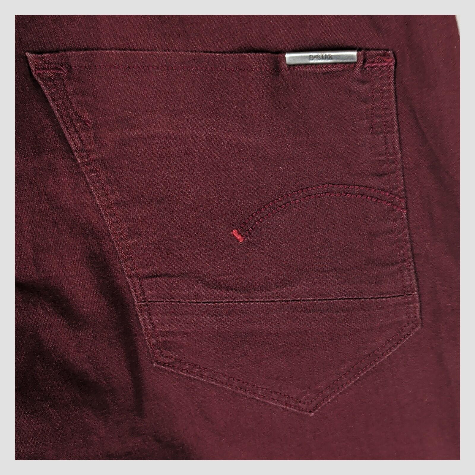 G - Star RAW 3301 Womens Burgundy Skinny Jeans W30 L32 Stretch Slim Fit by G - Star – JEANS | RewearableUK