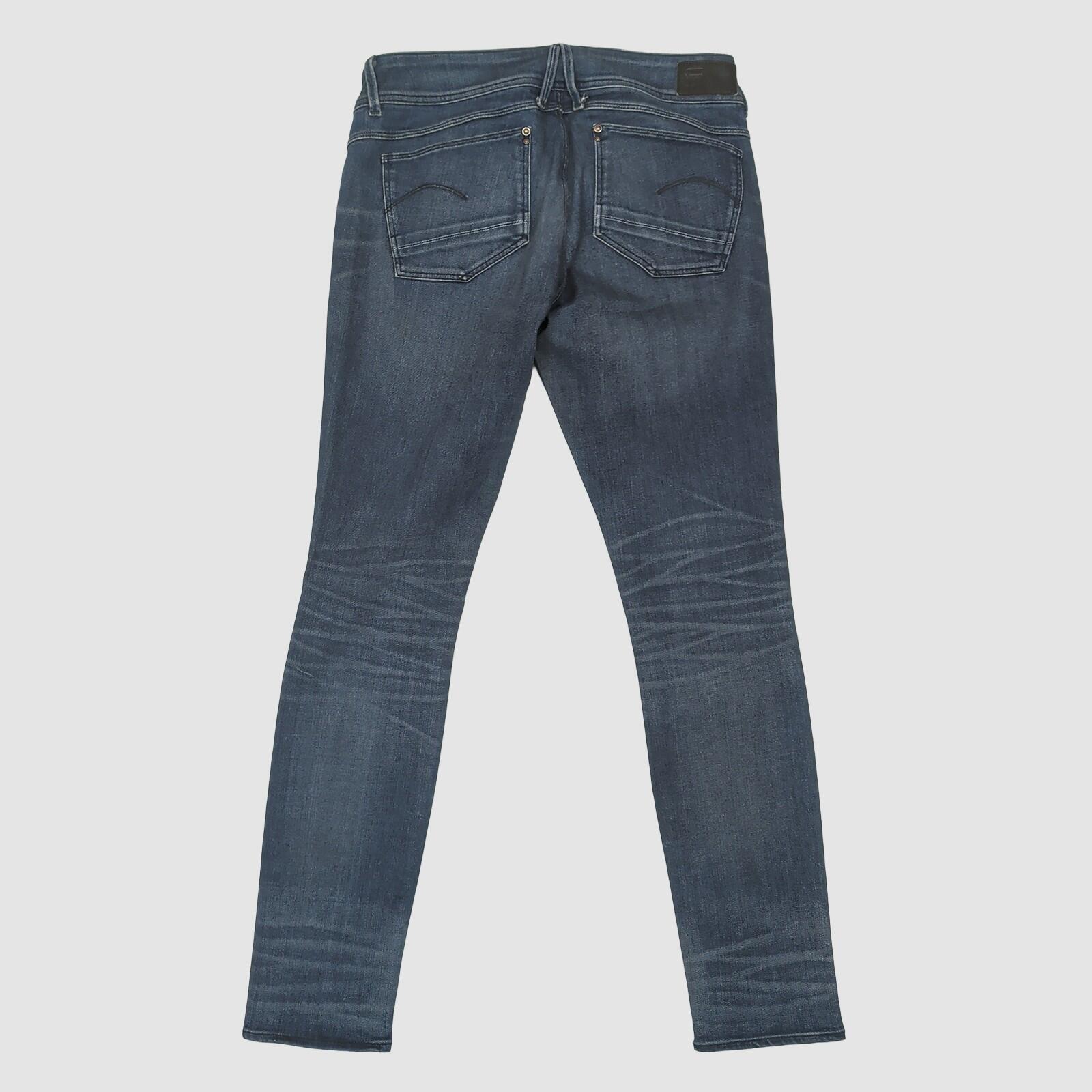 g star raw lynn mid skinny womens blue denim wash jeans size w31 l32 casual by G - Star – JEANS | RewearableUK
