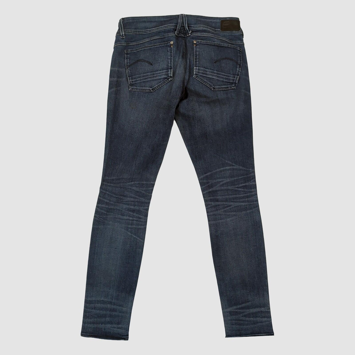 g star raw lynn mid skinny womens blue denim wash jeans size w31 l32 casual by G - Star – JEANS | RewearableUK