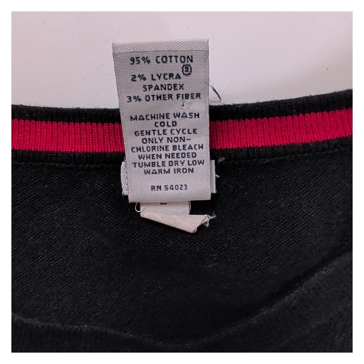 GAP Men's Jumper L Black Cotton Lycra Spandex Blend Crew Neck – product photo 7 | RewearableUK