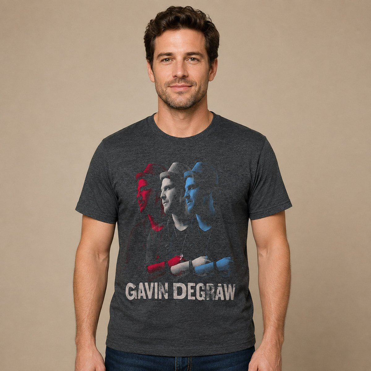 Gavin DeGraw Fall Tour 2015 T-Shirt S Dark Grey Gildan – product photo 1 | RewearableUK