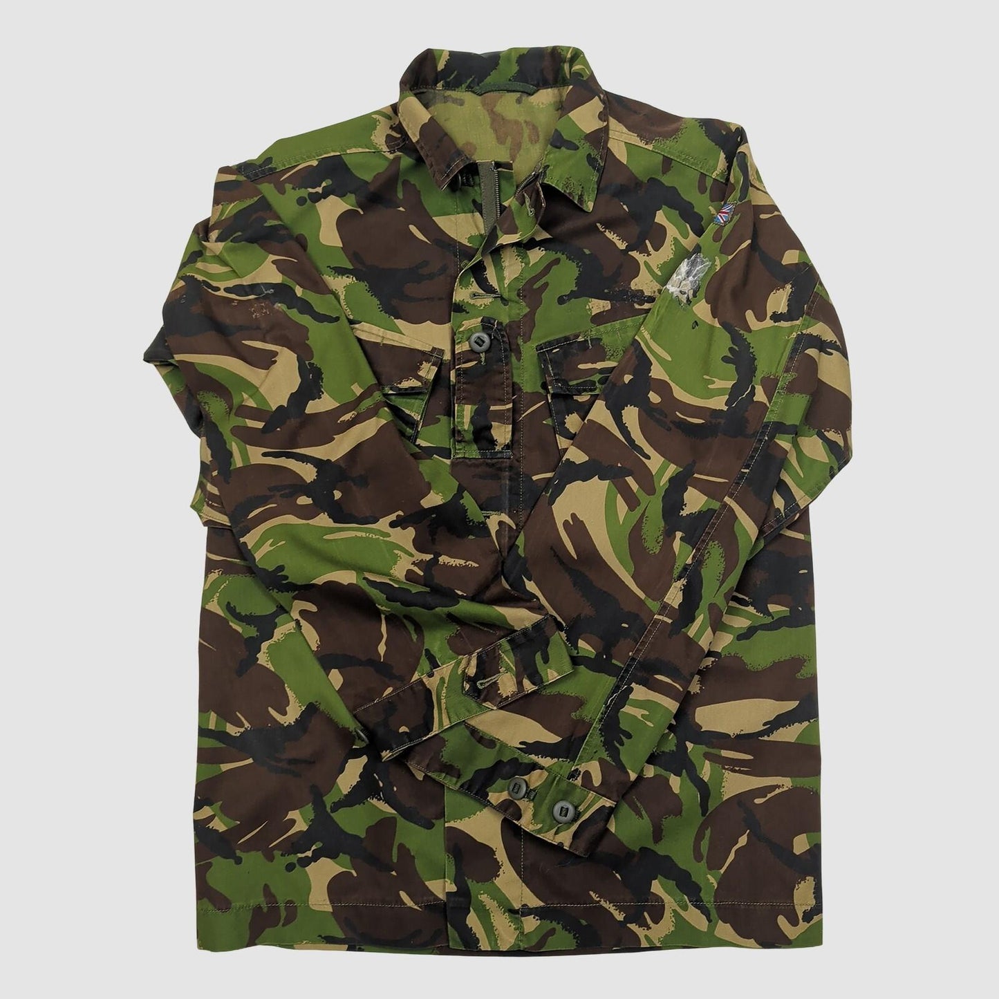 genuine british army dpm woodland camo lightweight combat jacket size 180 96 by military surplus – | RewearableUK