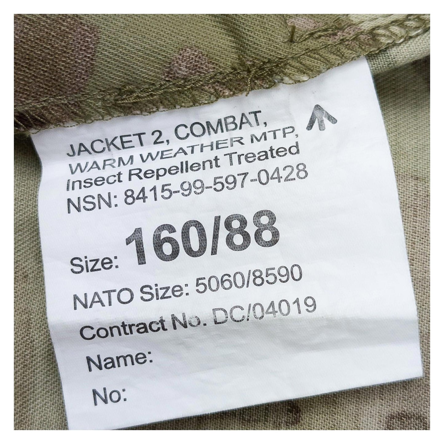 Genuine British Army MTP Combat Jacket Warm Weather Small Short 160/88 Grade 1 by Army – | RewearableUK