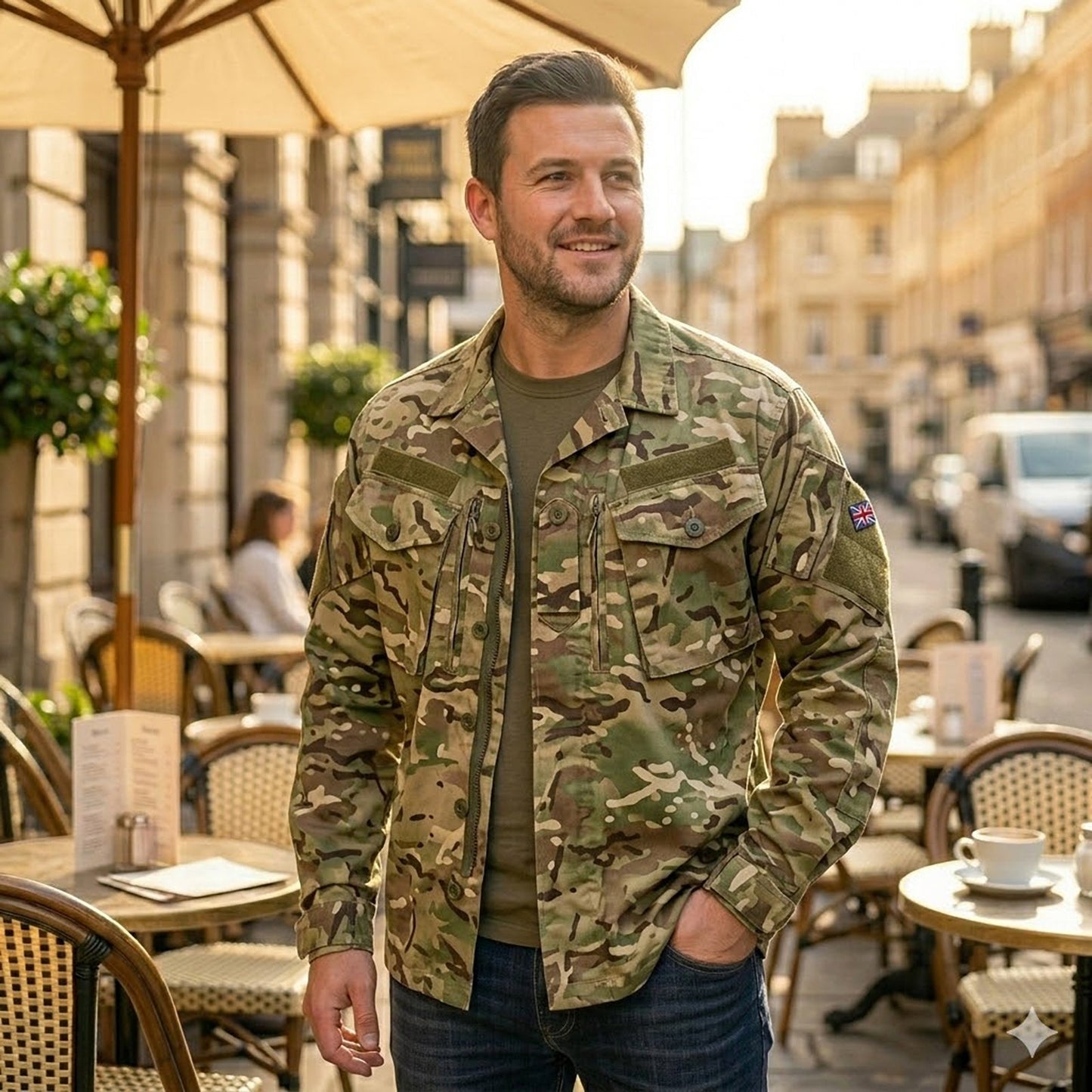 genuine british army mtp warm weather combat jacket camo shirt mens 180 96 by RewearableUK – military | RewearableUK