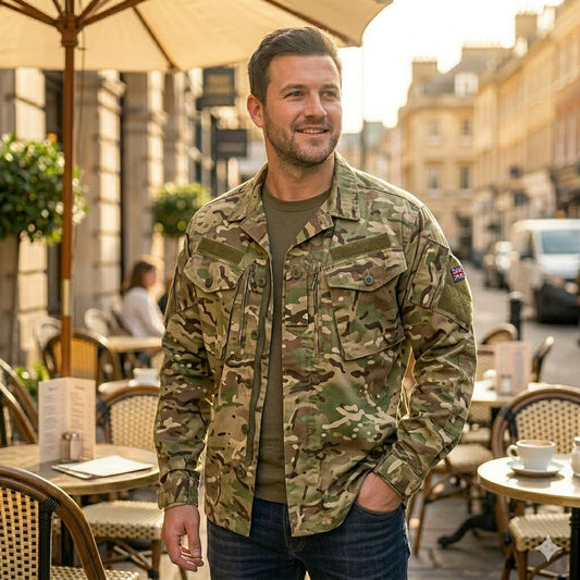 genuine british army mtp warm weather combat jacket camo shirt mens 180 96 by RewearableUK – military | RewearableUK