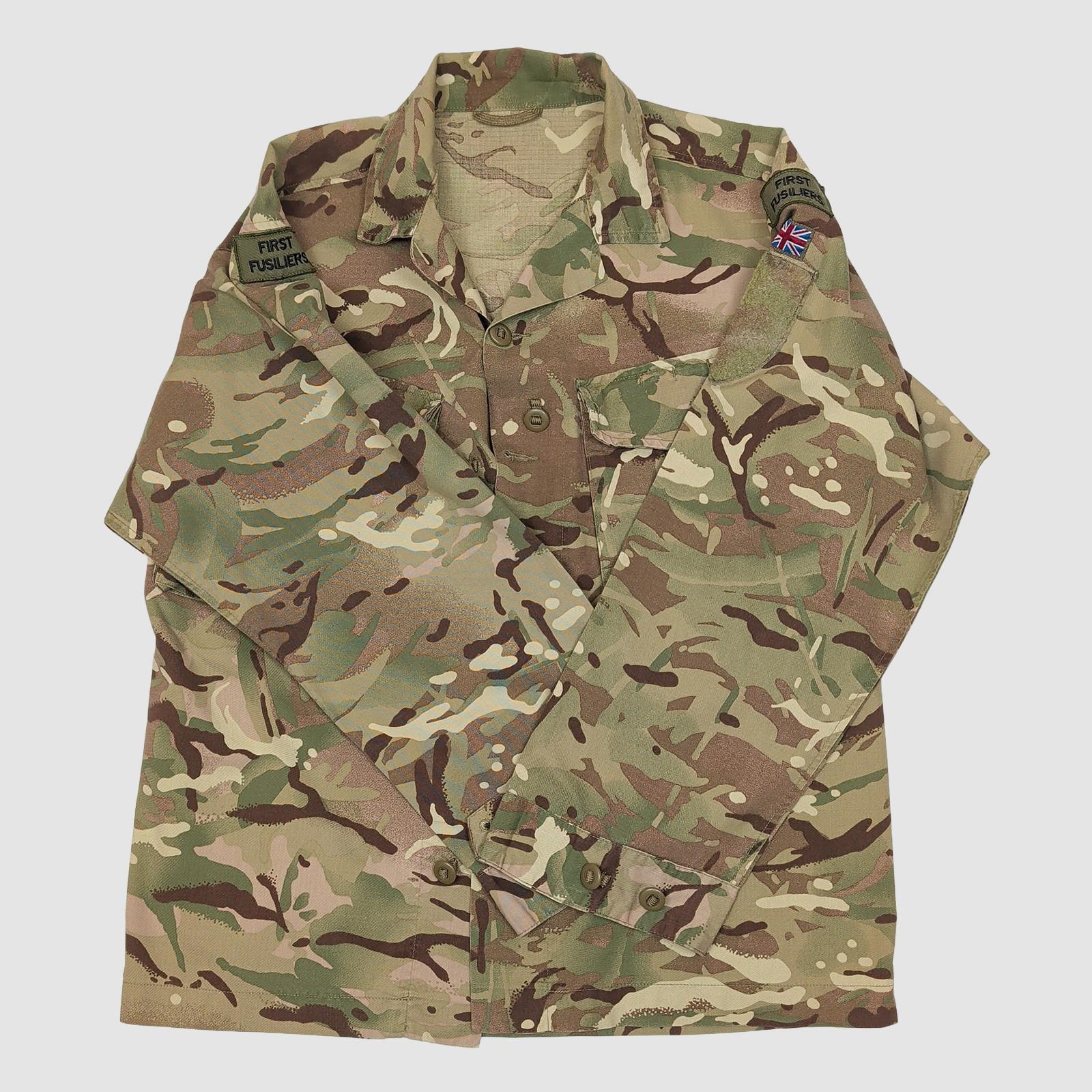 genuine british military mtp barrack shirt camo size 170 96 first fusiliers by RewearableUK – | RewearableUK