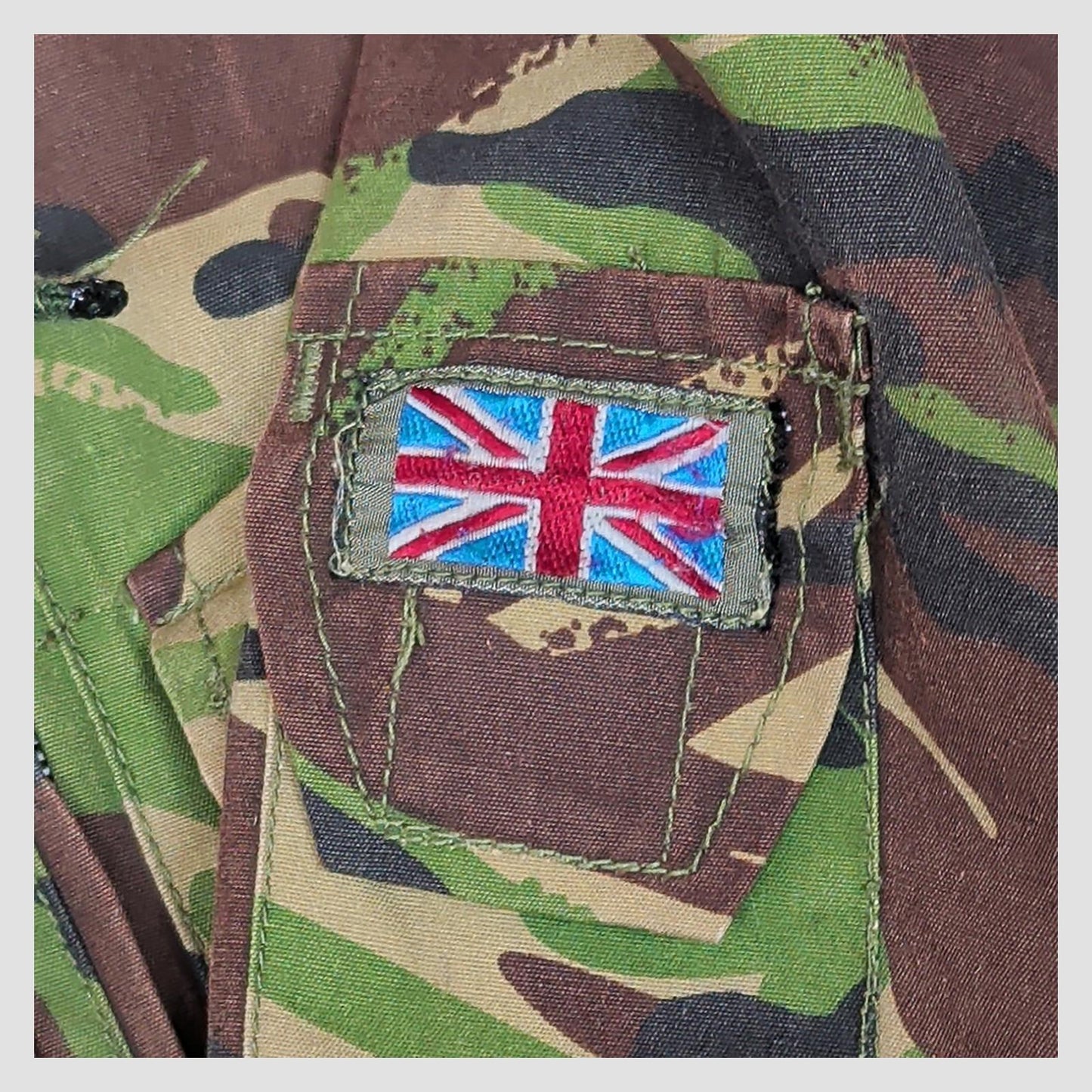 genuine british military woodland dpm windproof combat smock camo size 160 96 by RewearableUK – | RewearableUK