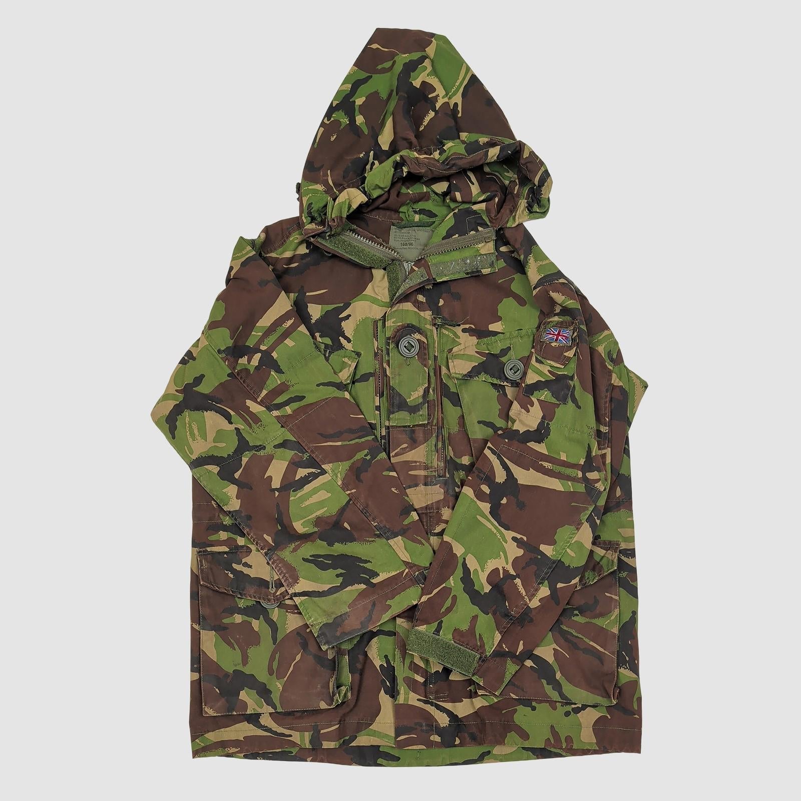 genuine british military woodland dpm windproof combat smock camo size 160 96 by RewearableUK – | RewearableUK