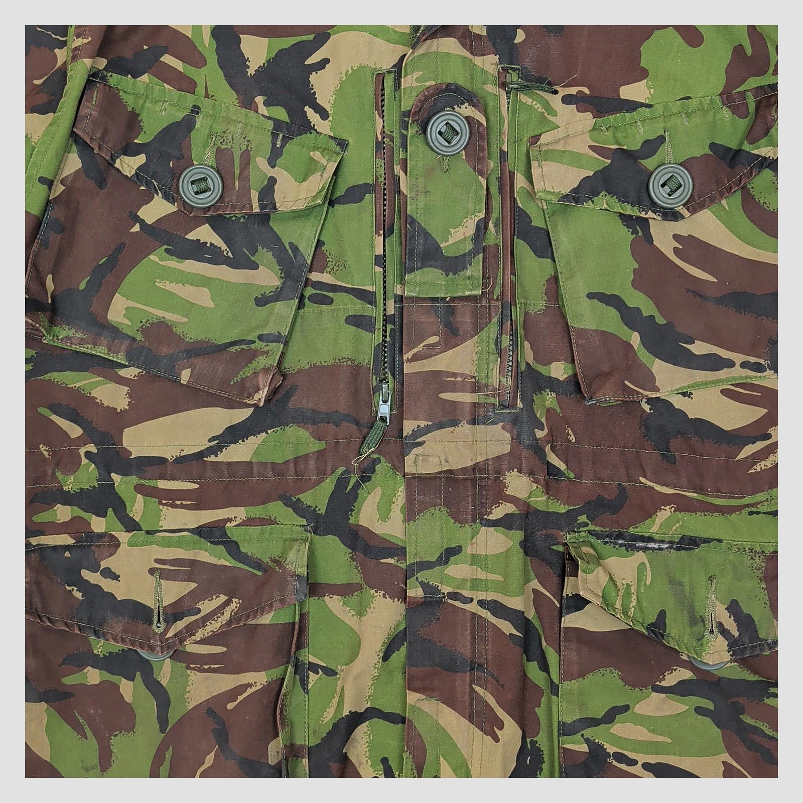 genuine british military woodland dpm windproof combat smock camo size 160 96 by RewearableUK – | RewearableUK