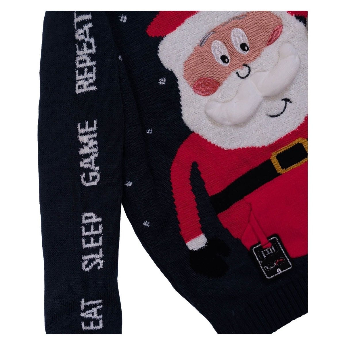 George Girls Christmas Jumper Age 11-12 Navy Santa – product photo 6 | RewearableUK