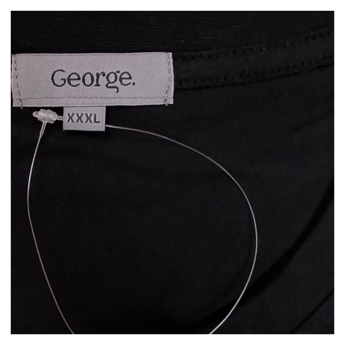 George Mens T-Shirt XXXL Black Santa Graphic 100% Cotton – product photo 6 | RewearableUK