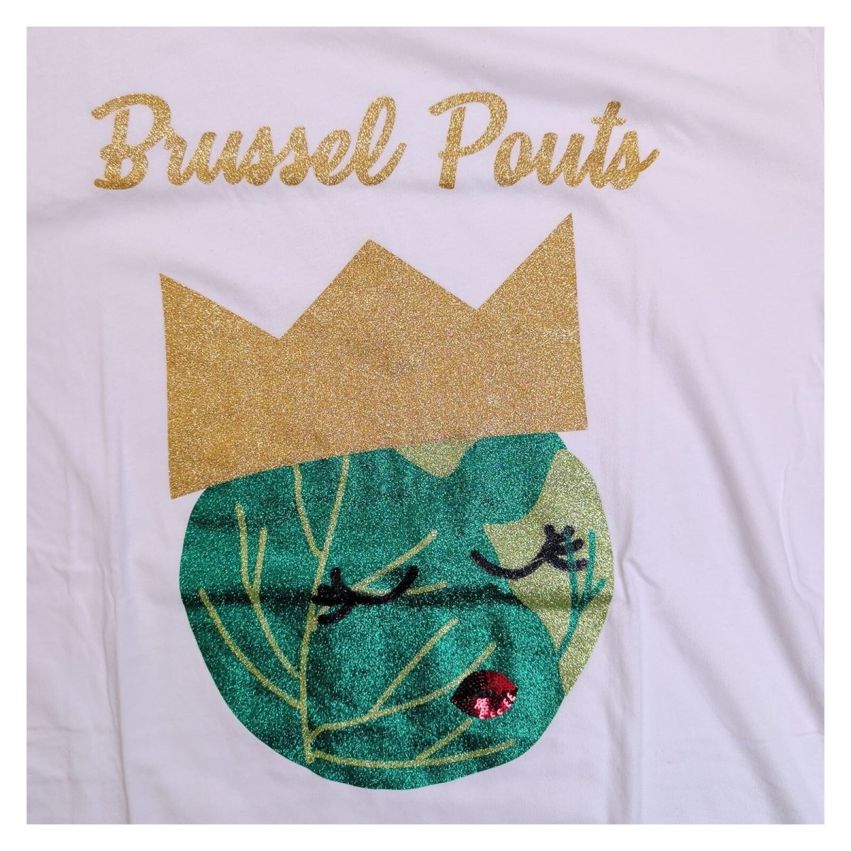 George Unisex Adults T-Shirt XL White Brussel Pouts Graphic 100% Cotton – product photo 3 | RewearableUK